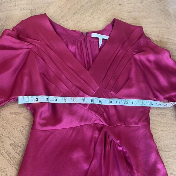 BCBGMAXAZRIA Runway Berry Pink Mini Dress Size 2 - Picture 11 of 12